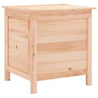 GARTENTRUHE 50x49x56,5 cm Massivholz Tanne - Hellbraun, Holzwerkstoff (50/56.5/49cm) - furnicato
