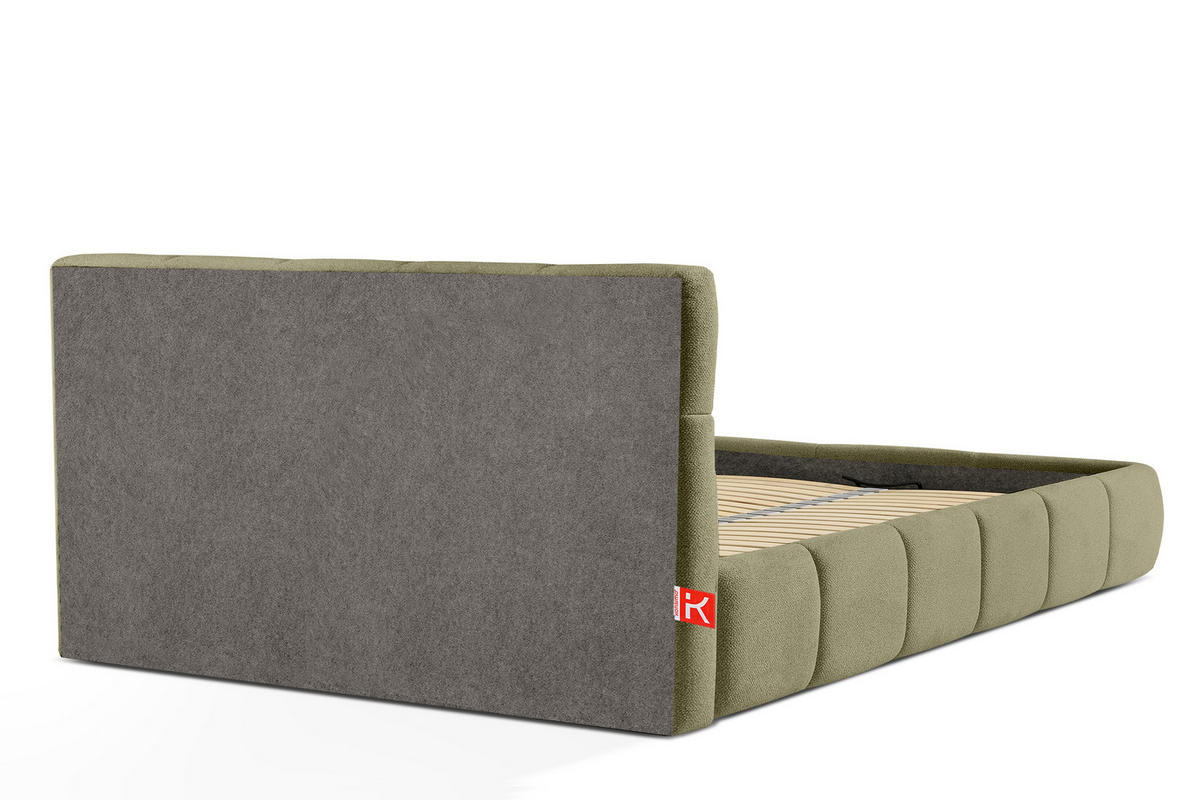 POLSTERBETT ALTOS, grün - Grün, Holz/Holzwerkstoff (180/200cm) - KONSIMO®