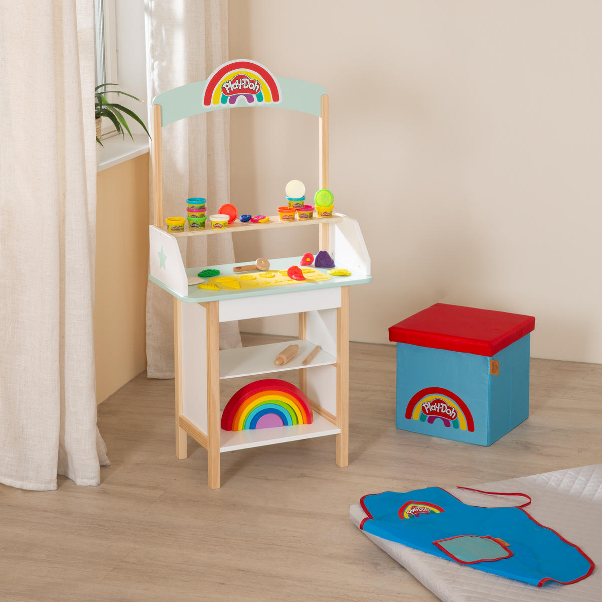 EISSTAND roba x Play-Doh - Multicolor, Holzwerkstoff (52/105/30cm) - Roba