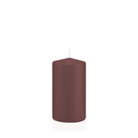 STUMPENKERZEN Taupe Ø 68 x 130 mm, 12 Stück - Taupe, Paraffin (7/13cm) - Wiedemann Kerzen