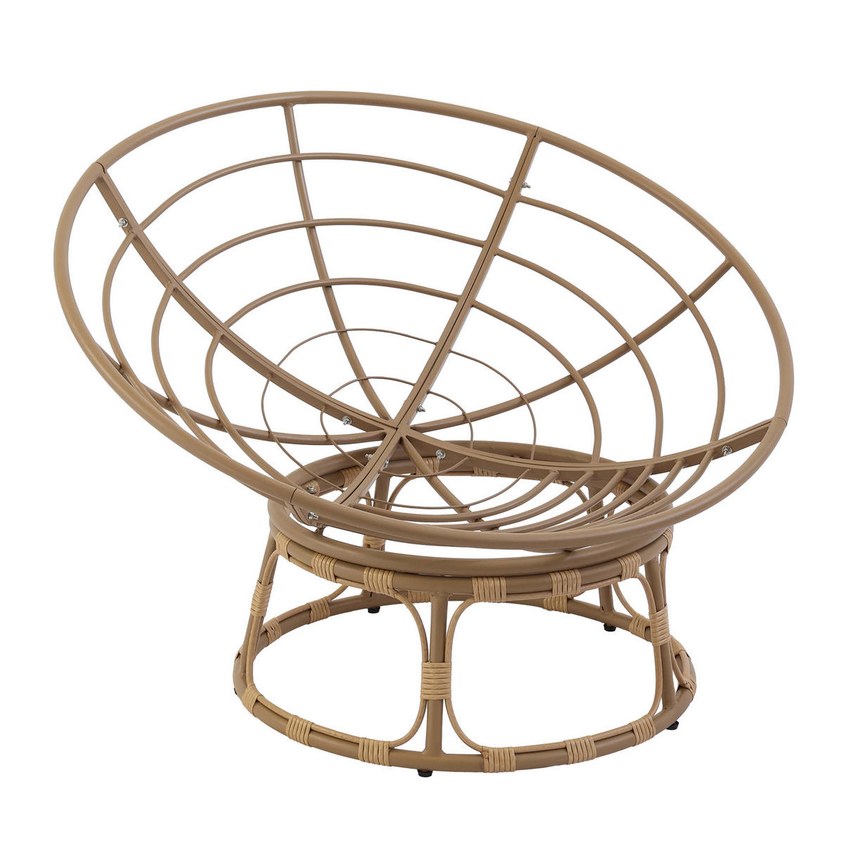 SESSEL mit Kissen, Weiß - Weiß, Holz (104/85/114cm) - Oviala