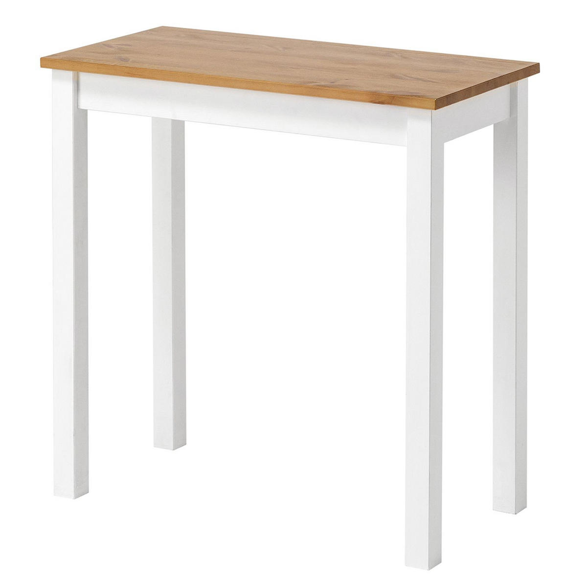 SCHREIBTISCH Massivholz 38/75/75 cm - Braun, Holz (38/75/75cm) - hagge home
