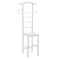 HERRENDIENER JIVO - Weiß, Metall (53/121/47cm) - CARO-Möbel