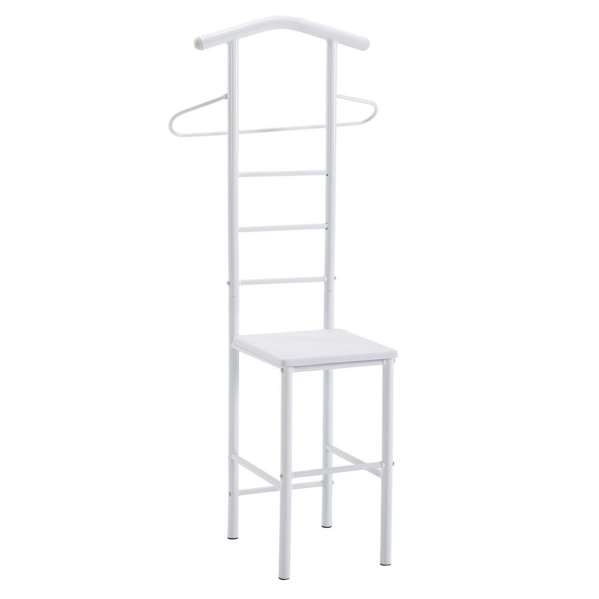 HERRENDIENER JIVO - Weiß, Metall (53/121/47cm) - CARO-Möbel