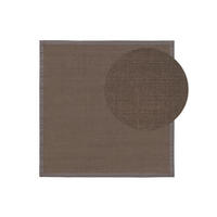 SISALTEPPICH Sana Grau 150x150 cm - Grau, Naturmaterialen/Kunststoff (150/1cm) - KUNSTLOFT
