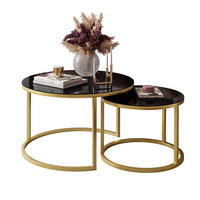 COUCHTISCH 2-in-1 CIRI GLASS mit Glasplatte matt gold - Silberfarben, Glas (70/70/47cm) - Lookway