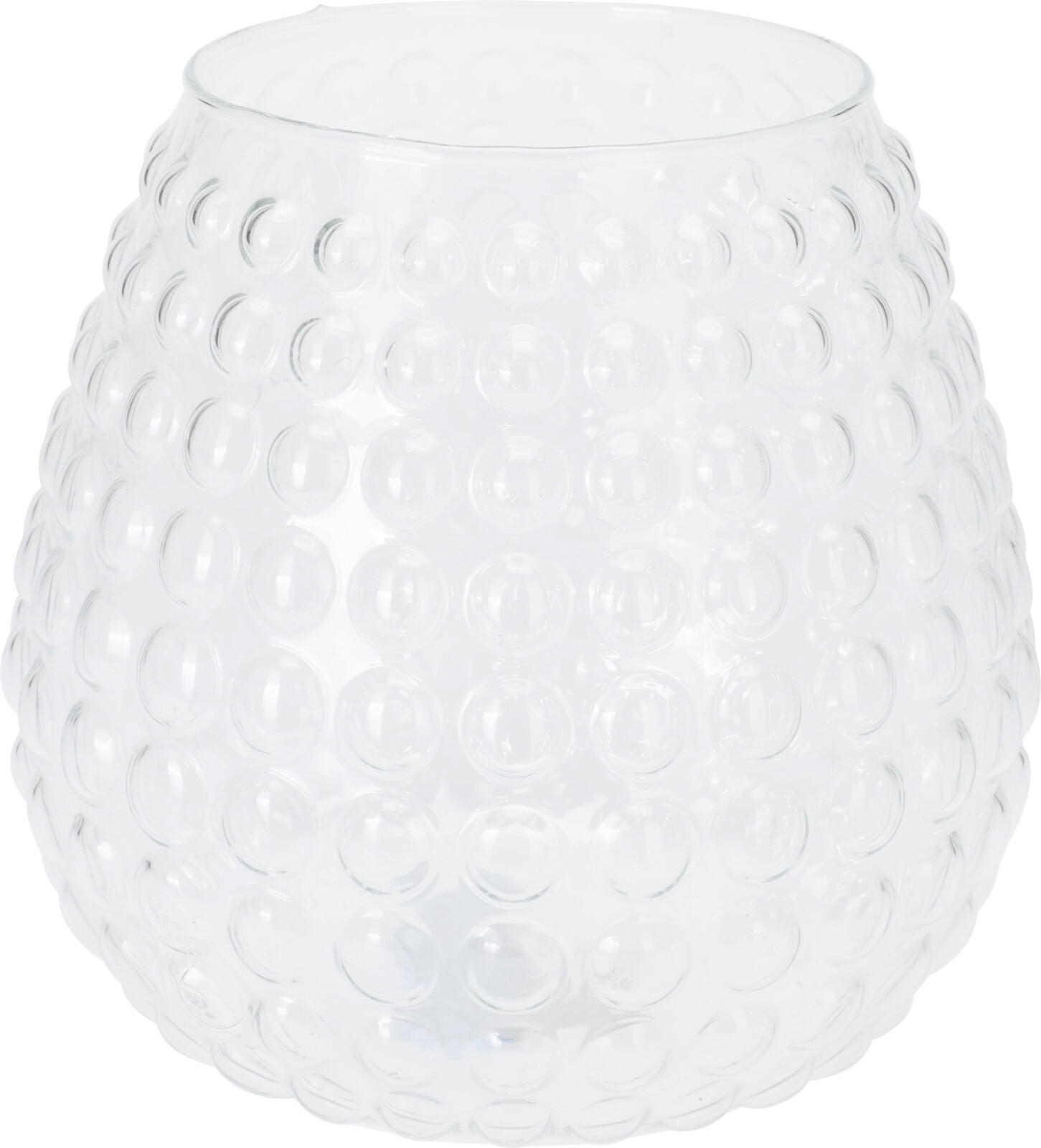 GLAS-VASE Basic Transparent 19/19/20 cm Glas - Transparent, Glas (20cm) - Mondex