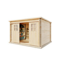 GERÄTEHAUS Holz Vera - Naturfarben, Holz (325/187/235cm) - Alpholz