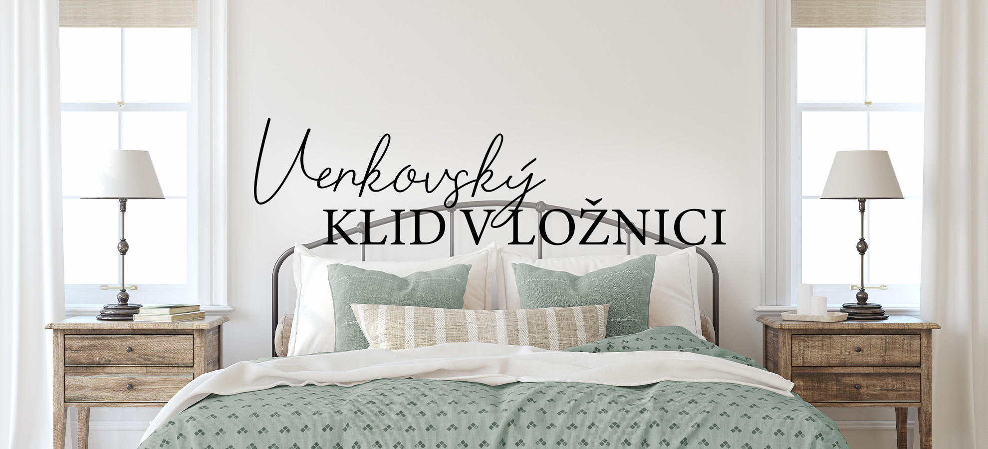 Ložnice venkovský styl