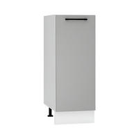 UNTERSCHRANK D30 P/L - Morvex - Funktionales Küchenelement - Grau, Holz/Metall (30/82/52.4cm) - ROYAL24_MARKT
