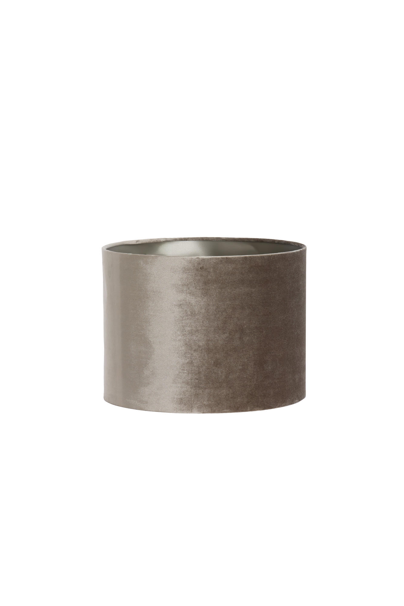 LAMPENSCHIRM Palata Braun Ø25/18 cm - Braun, Textil (25/25/18cm) - Light & Living