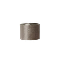 LAMPENSCHIRM Palata Braun Ø25/18 cm - Braun, Textil (25/25/18cm) - Light & Living