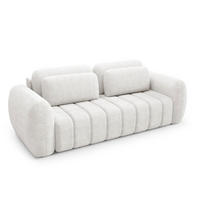SOFA Cesar 3 Sitzplätze Weiß - Weiß, Holz (266/95/110cm) - Petits-meubles
