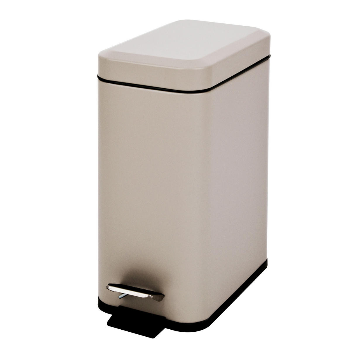MÜLLEIMER STM5 5L Taupe - Taupe, Metall (14/30/28cm) - SVITA