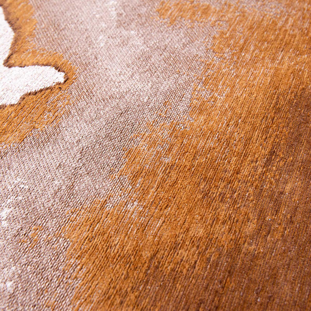 TEPPICH Chestnut Meditation 140/140 cm - Braun, Textil (140/140cm) - Louis De Poortere