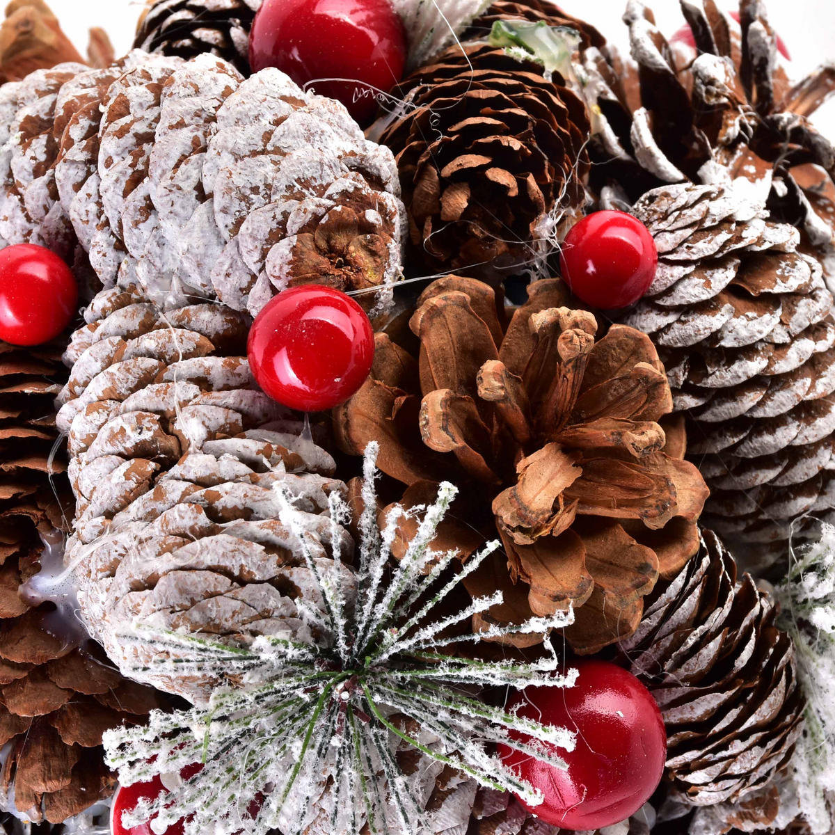 CHRISTBAUMKUGEL Santa Lila Braun 18/18/18 cm Kunstoff - Braun, Kunststoff (18/18/18cm) - Mondex