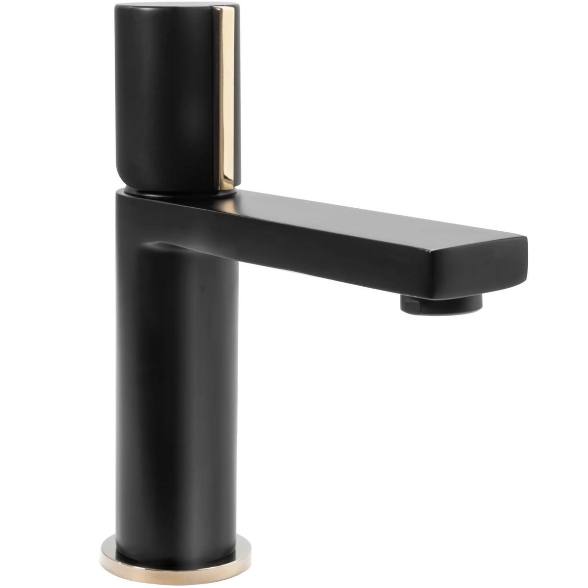 WASCHBECKENARMATUR Rea Icon Black Low - Schwarz, Metall (5/18/15cm) - REA
