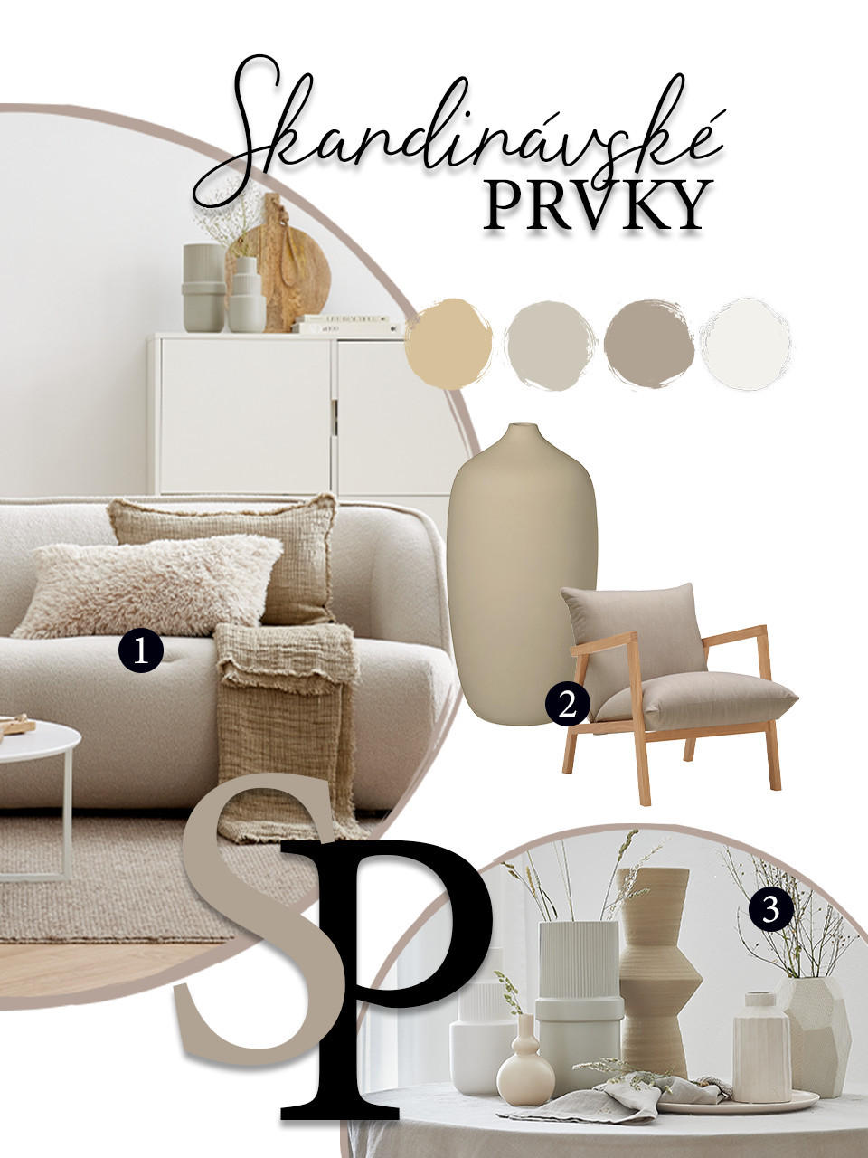 Nábytek a doplňky ve scandi stylu inspirace