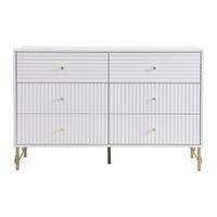 KOMMODE - 120 cm x 40 cm - holz - weiß Loureo - Weiß, Holz (120/78/40cm) - Vente-Unique