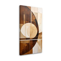 LEINWANDBILD 3D und geometrisch 40x80cm - Beige, Textil (40/80cm) - Feeby