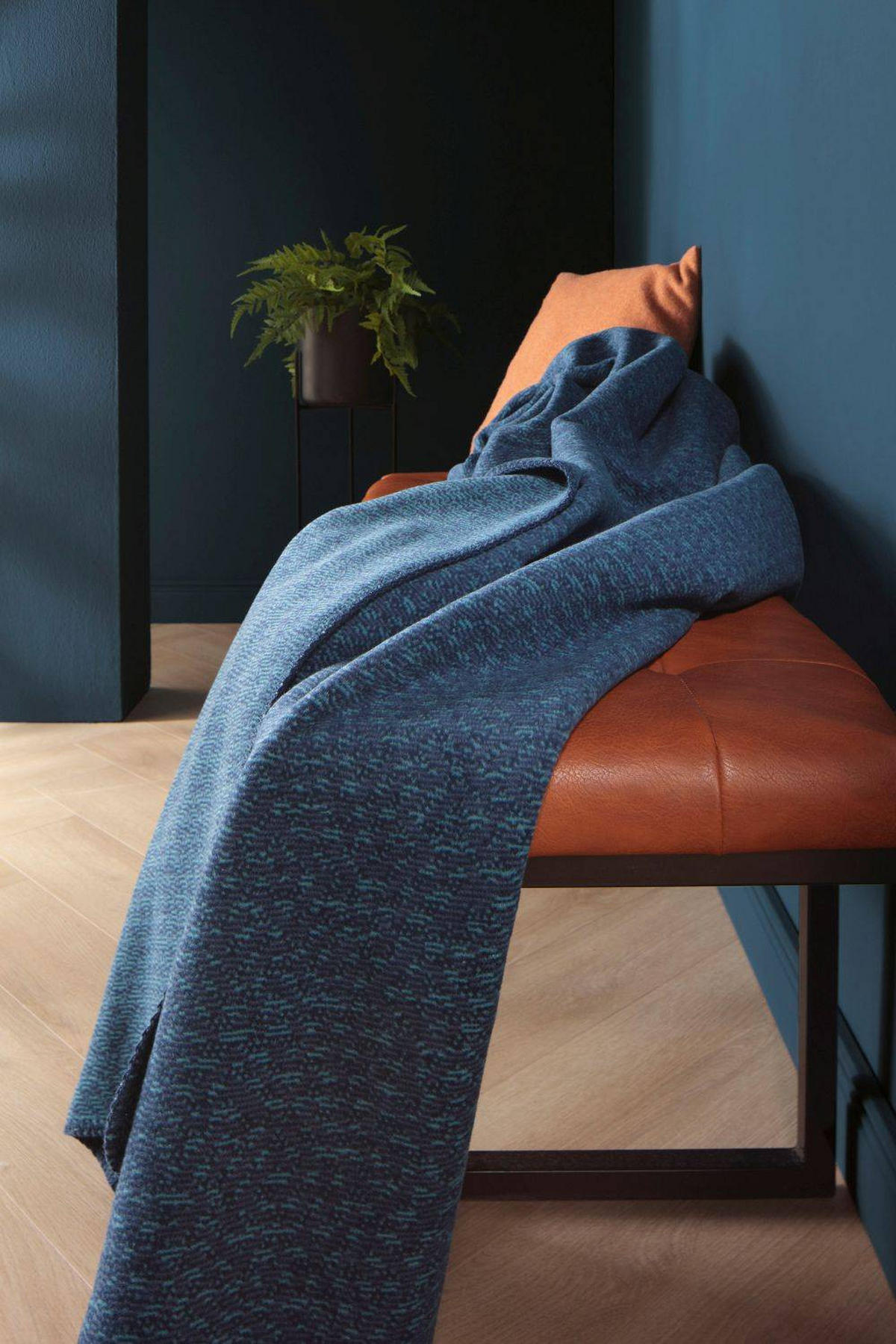 TAGESDECKE Aria 150 x 200 cm - Dunkelblau, Textil (150/200cm) - Biederlack