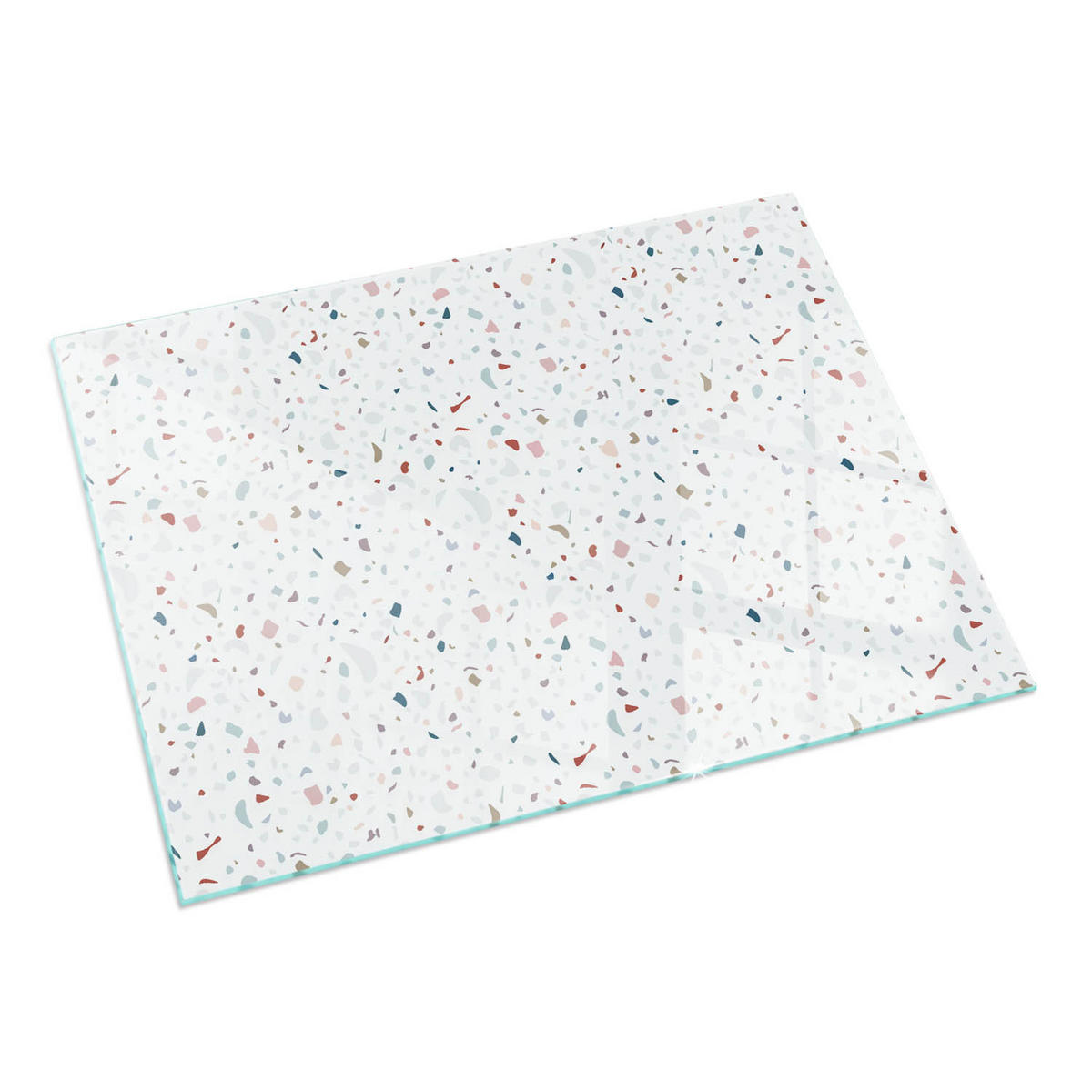 GLASPLATTE für Kamin 60x40 cm Weiß - Weiß, Glas (60/40/0.4cm) - ArtPrintCave