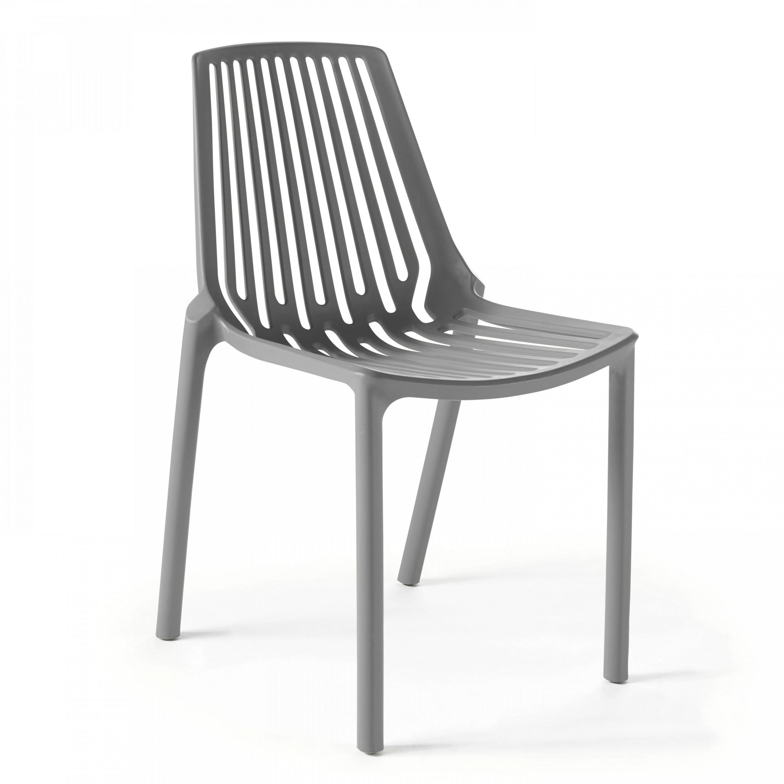 Oviala Gartenstuhl, Grau 46x80x55 cm