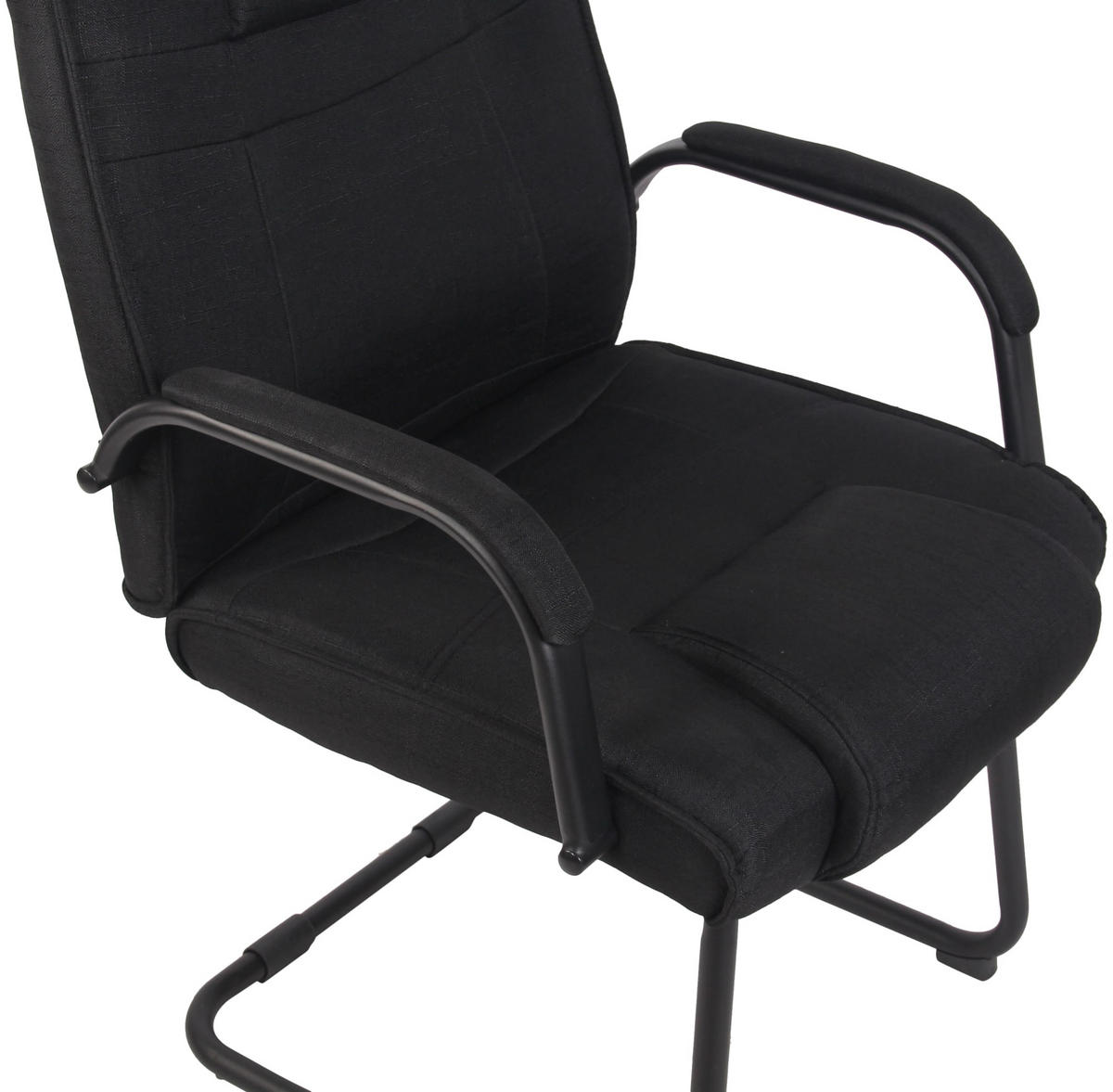 SCHWINGSTUHL Stoff schwarz/schwarz - Schwarz, Textil/Metall (60/104/67cm) - CLP