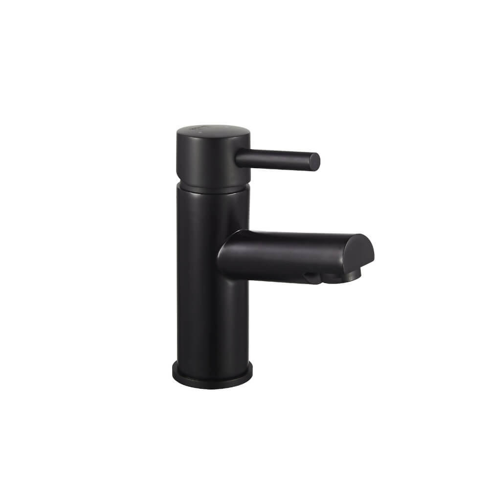WASCHTISCHARMATUR FLOWY - Schwarz - Schwarz, Metall (5.2/15/11cm) - Home Deluxe