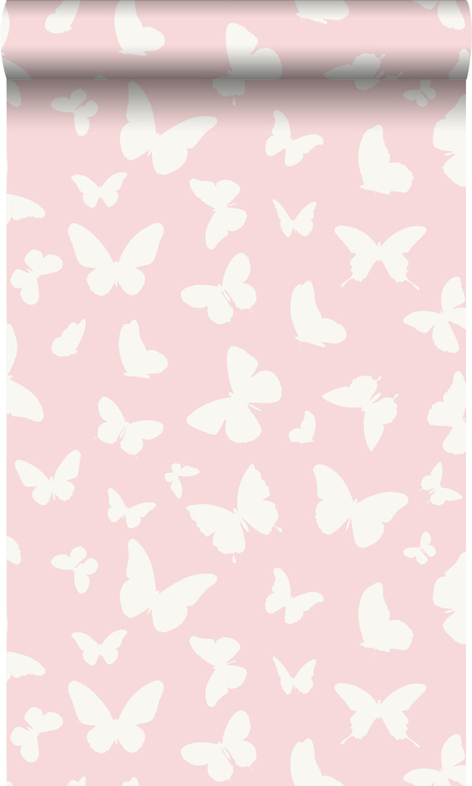 TAPETE Schmetterlinge 53 cm x 10.05 m - Pink, Papier (53/0.1cm) - Origin Wallcoverings