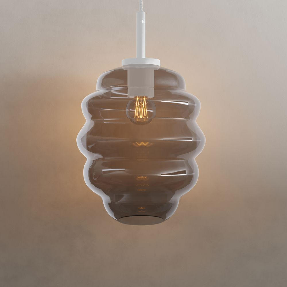 Thumbnail - s.luce Hängeleuchte, Anthrazit, Glas, Oval, 25x28x25 cm, Lampen & Leuchten, Innenbeleuchtung, Hängelampen, Pendelleuchte...