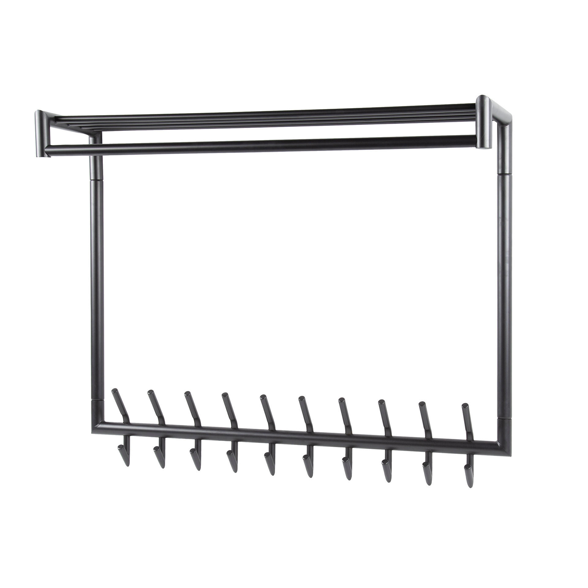 Hoyz Collection Wandgarderobe Dunkelgrau 100x35x27 cm