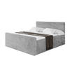 BOXBETT mit Matratze H3 und Lattenrost - TOLO-Z - 180x200 Cord - Hellgrau - Hellgrau, Holzwerkstoff (180/200cm) - ALTDECOR