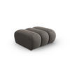 POUF Lupine aus Chenille-Stoff grau - Grau, Textil (95/43/92cm) - Micadoni