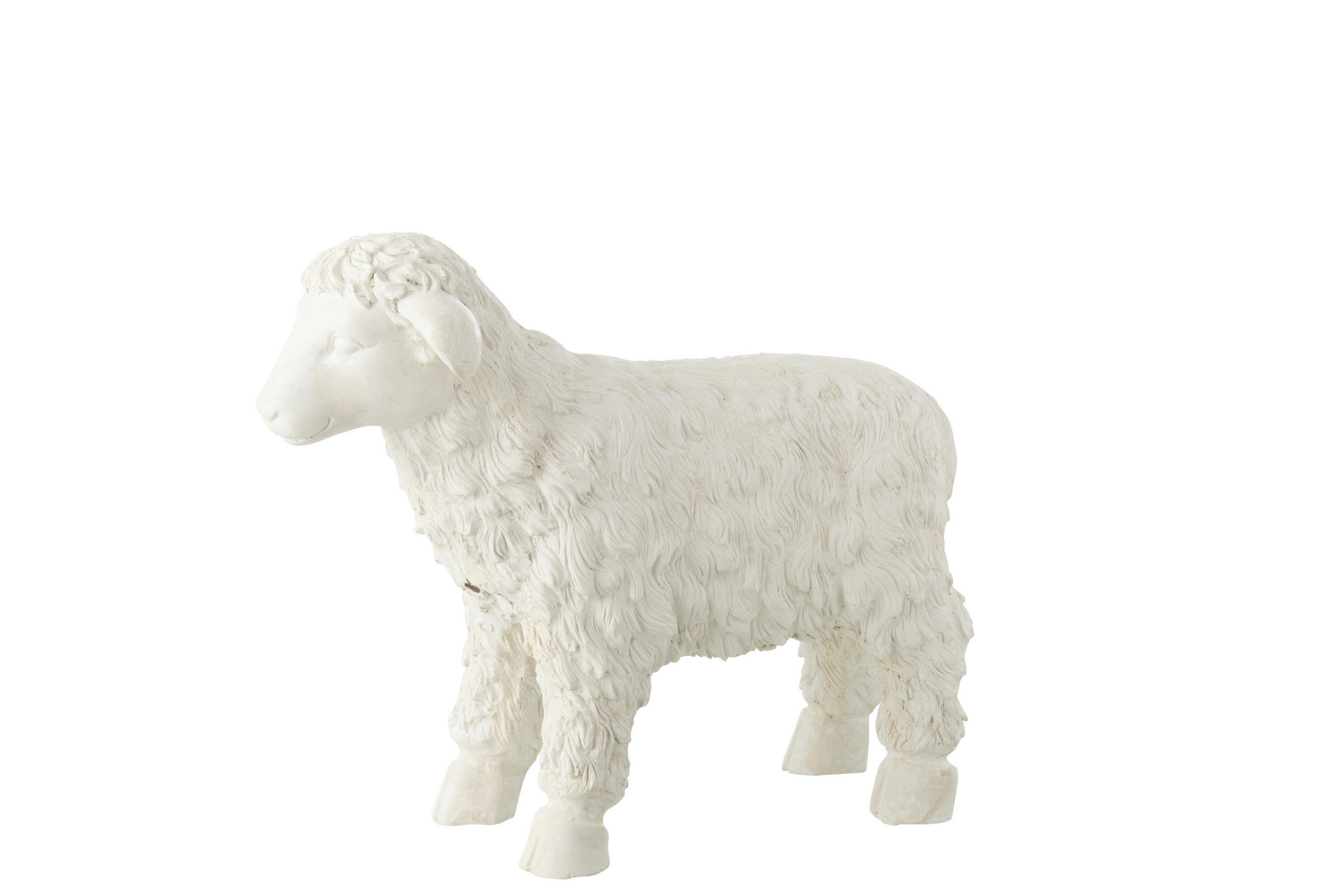 DEKO-OBJEKTE SCHAF - Kunststoff - Beige - S - Beige, Kunststoff (22/39/49cm) - J-Line