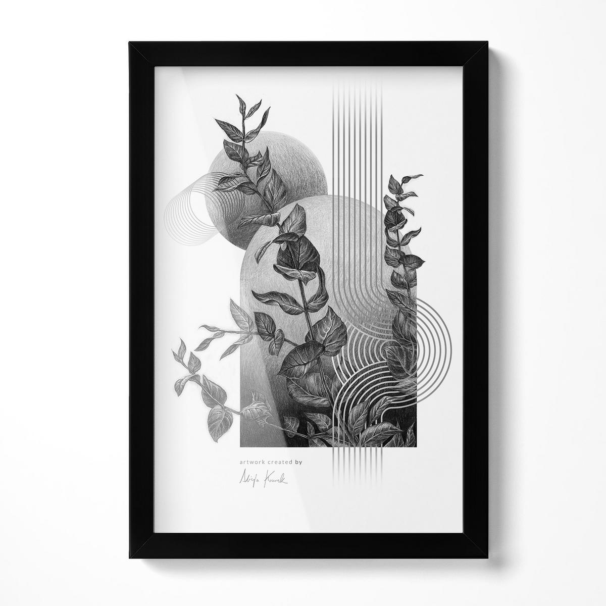 BILDERRAHMEN - Schwarz, Kunststoff (20/30/1.5cm) - Wallfluent