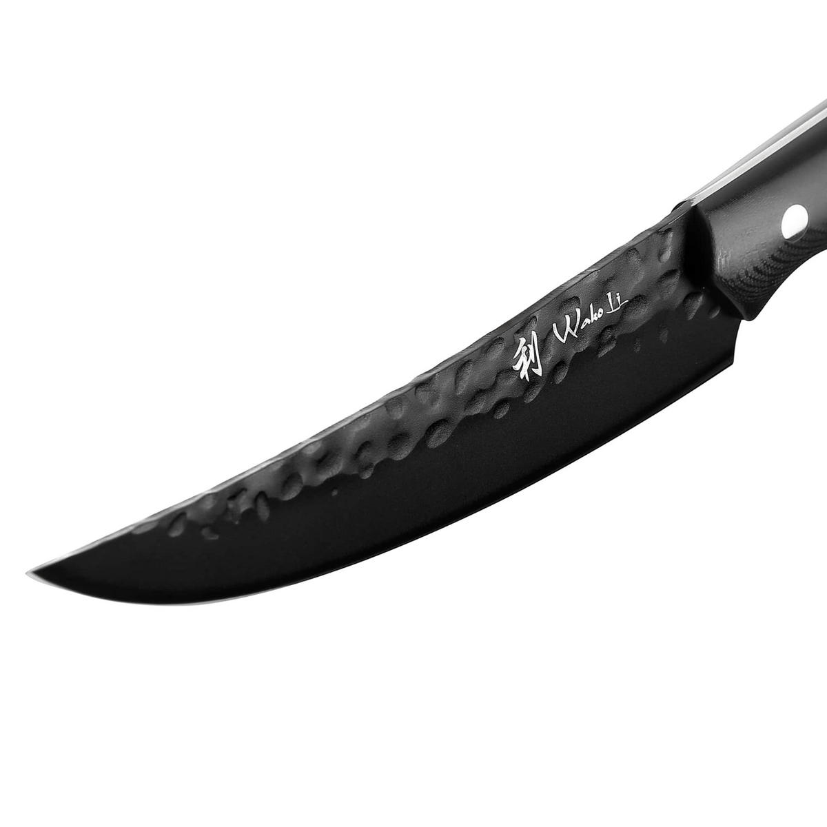 FILETIERMESSER 15 cm - Schwarz, Metall (1cm) - Wakoli