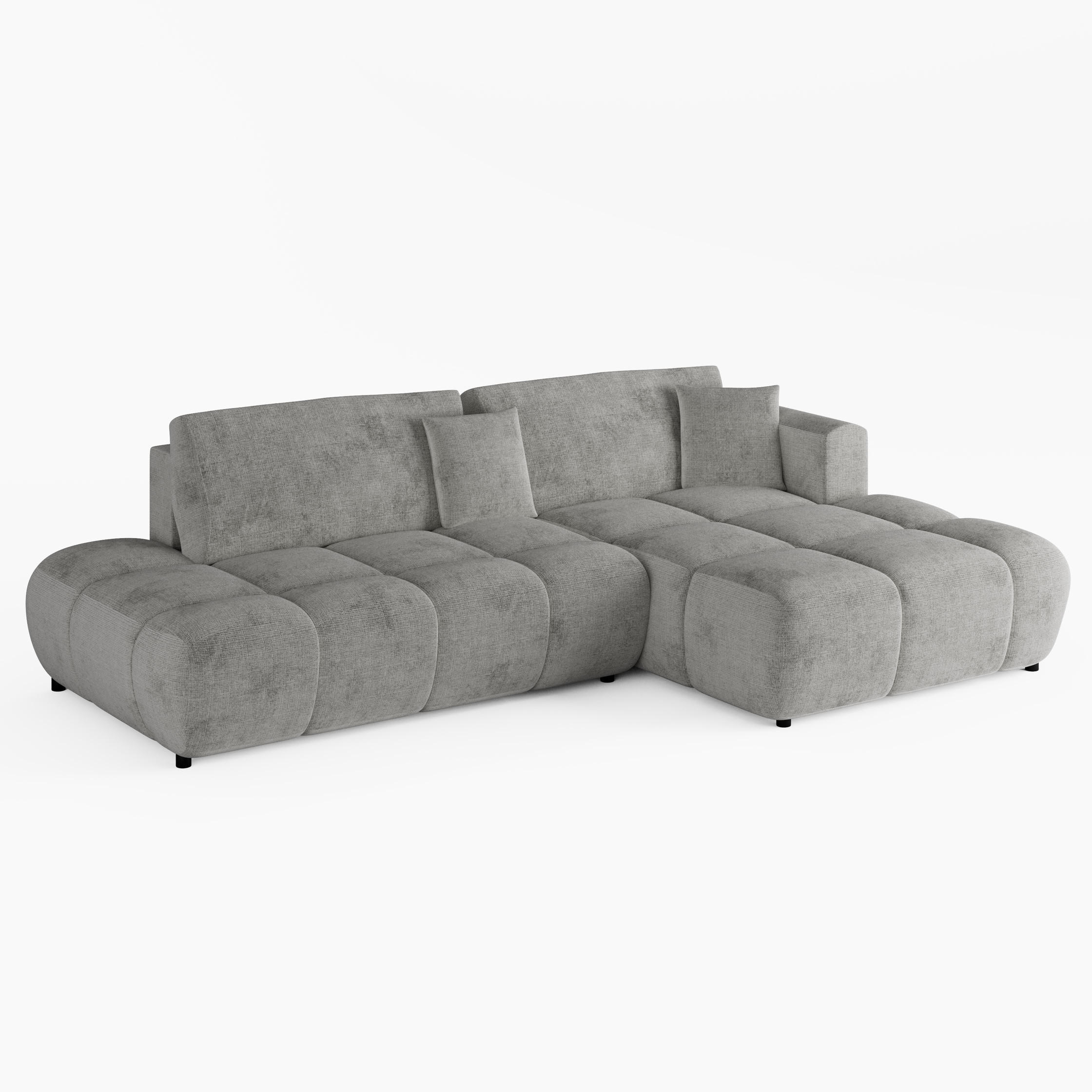 Barchello Ecksofa Dunkelgrau 270x162 cm
