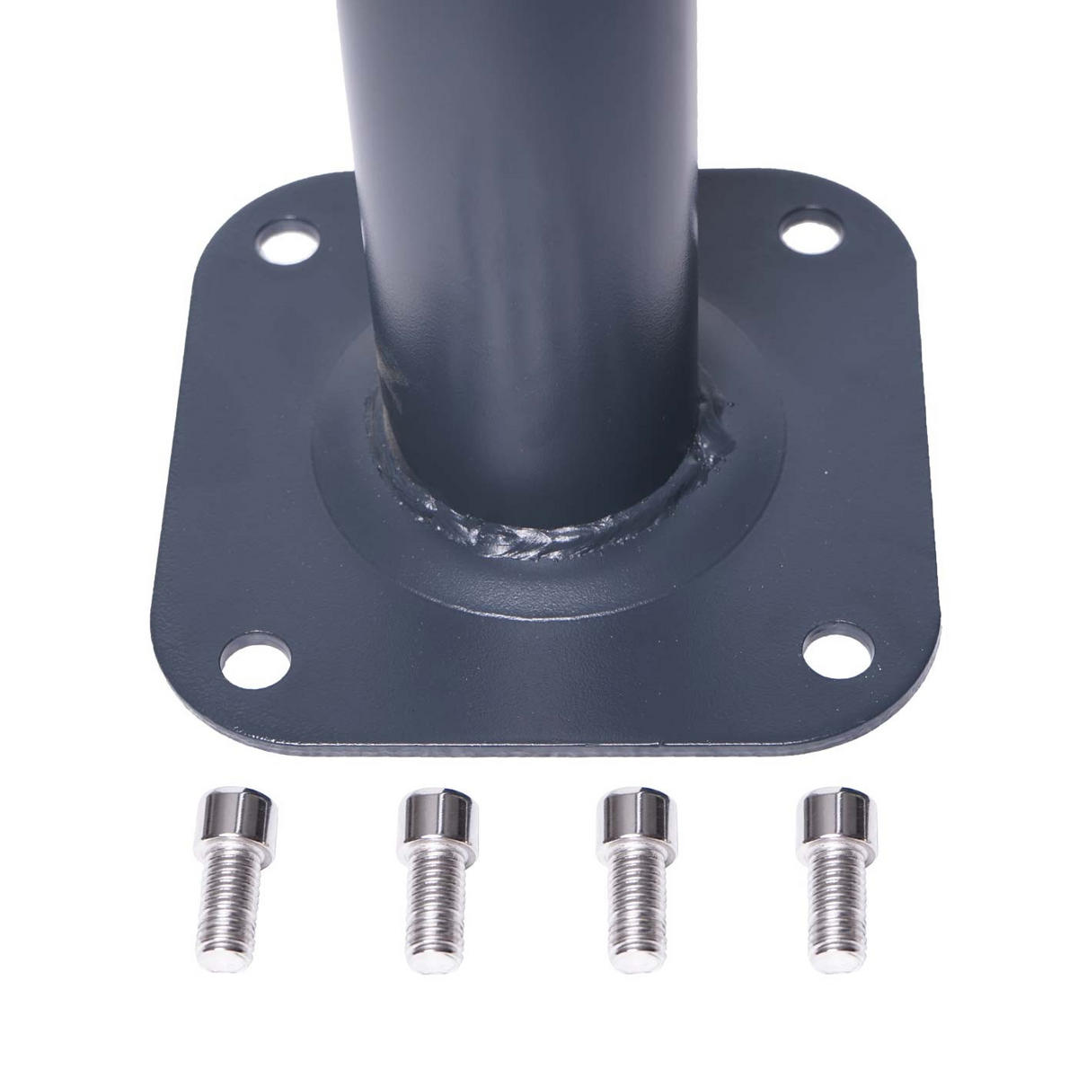 STÄNDER AUF BODENHÜLSE METALL Anthrazit - Anthrazit, Metall (13/13cm) - MCW