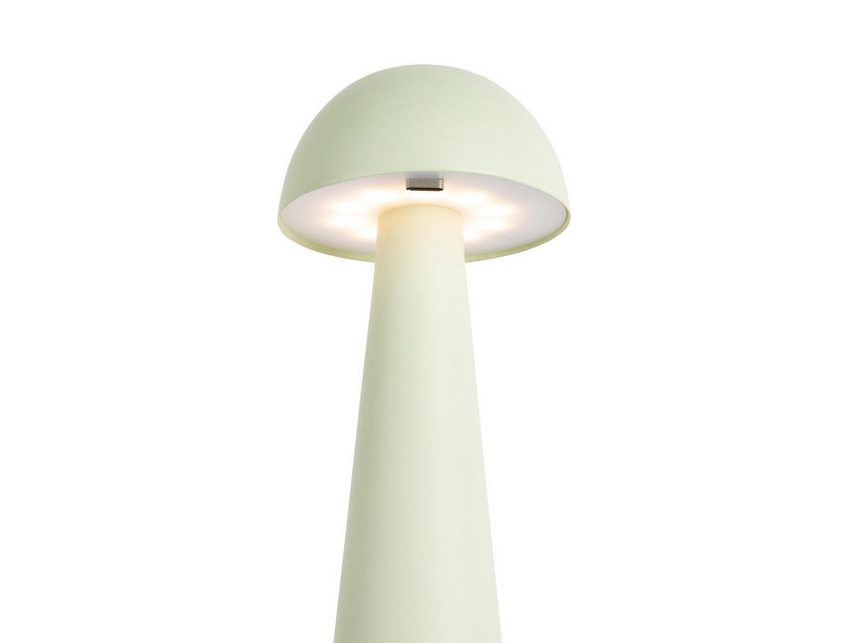 TISCHLAMPE LED Dome 7/7/16 cm - Grün, Metall (7/7/16cm) - Leitmotiv