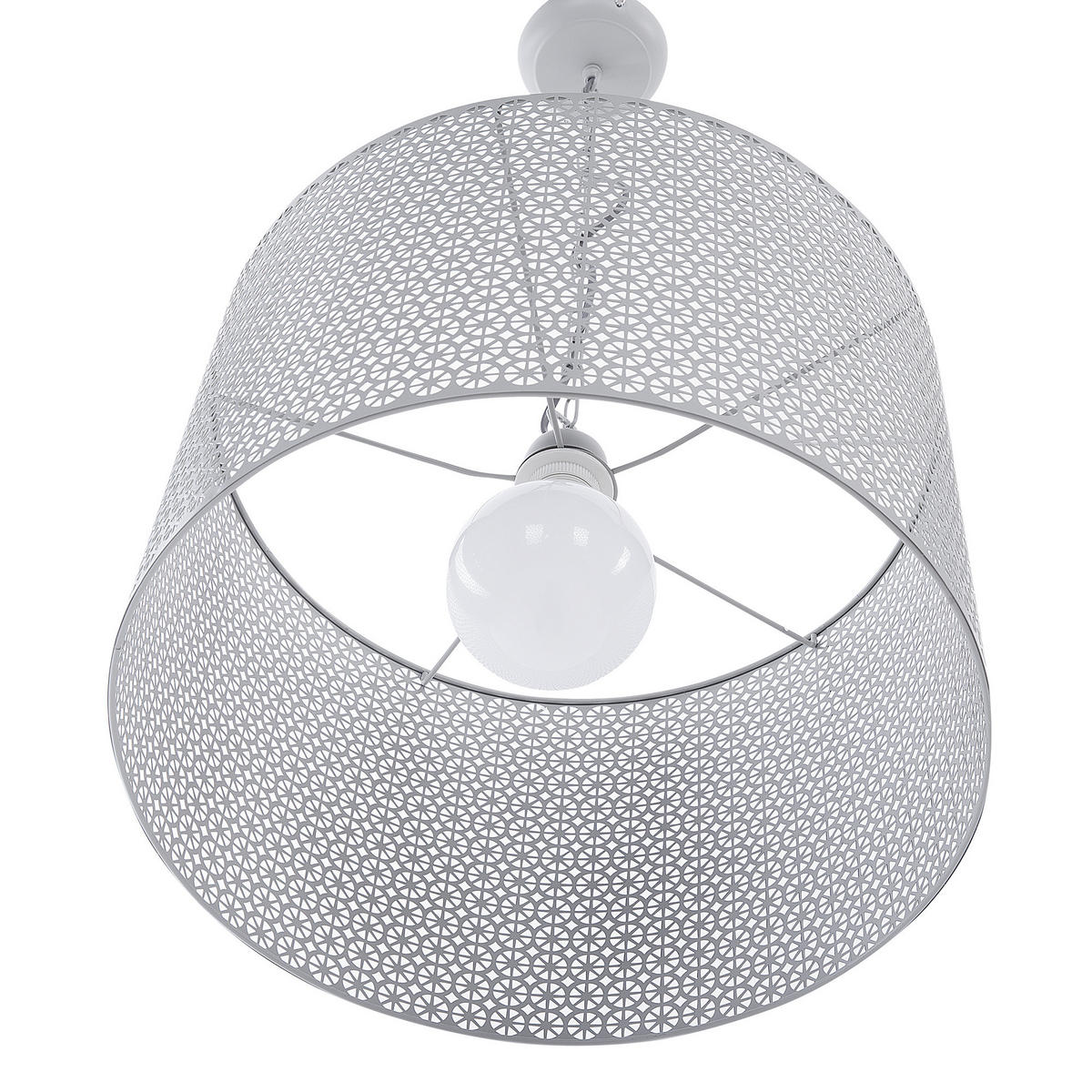 HÄNGELEUCHTE Mezen 44/44/82 cm - Grau, Metall (44/44/82cm) - Beliani