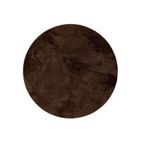 KUNSTFELLTEPPICH Furry Braun ø 160 cm rund - Braun, Kunststoff/Textil (160/160cm) - benuta