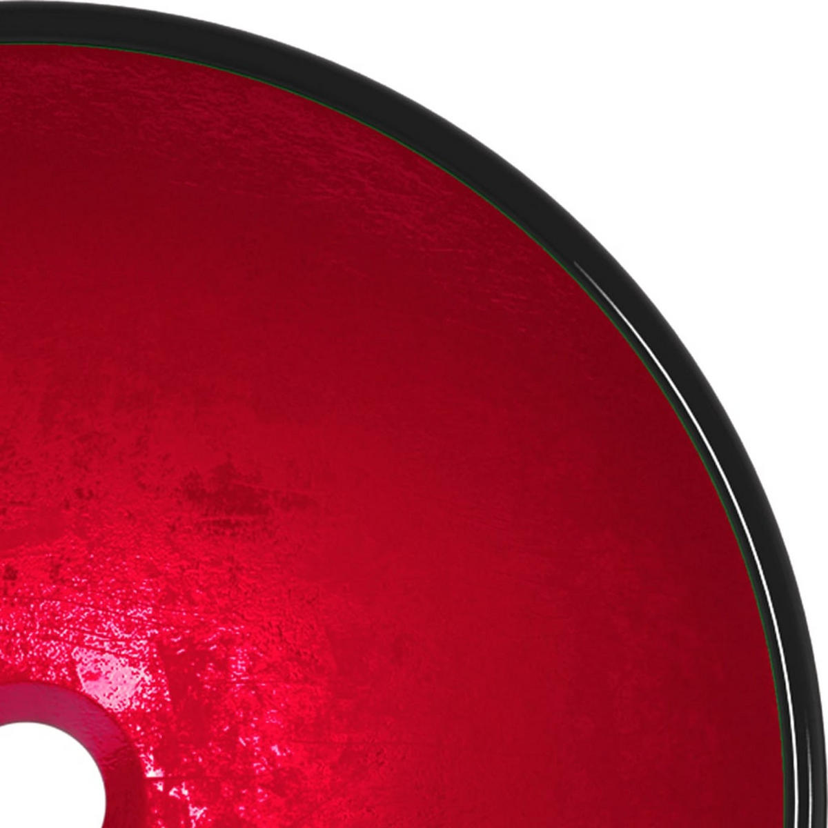 WASCHBECKEN Leblanc 42/42/14 cm - Rot, Glas (42/14/42cm) - Nettlife