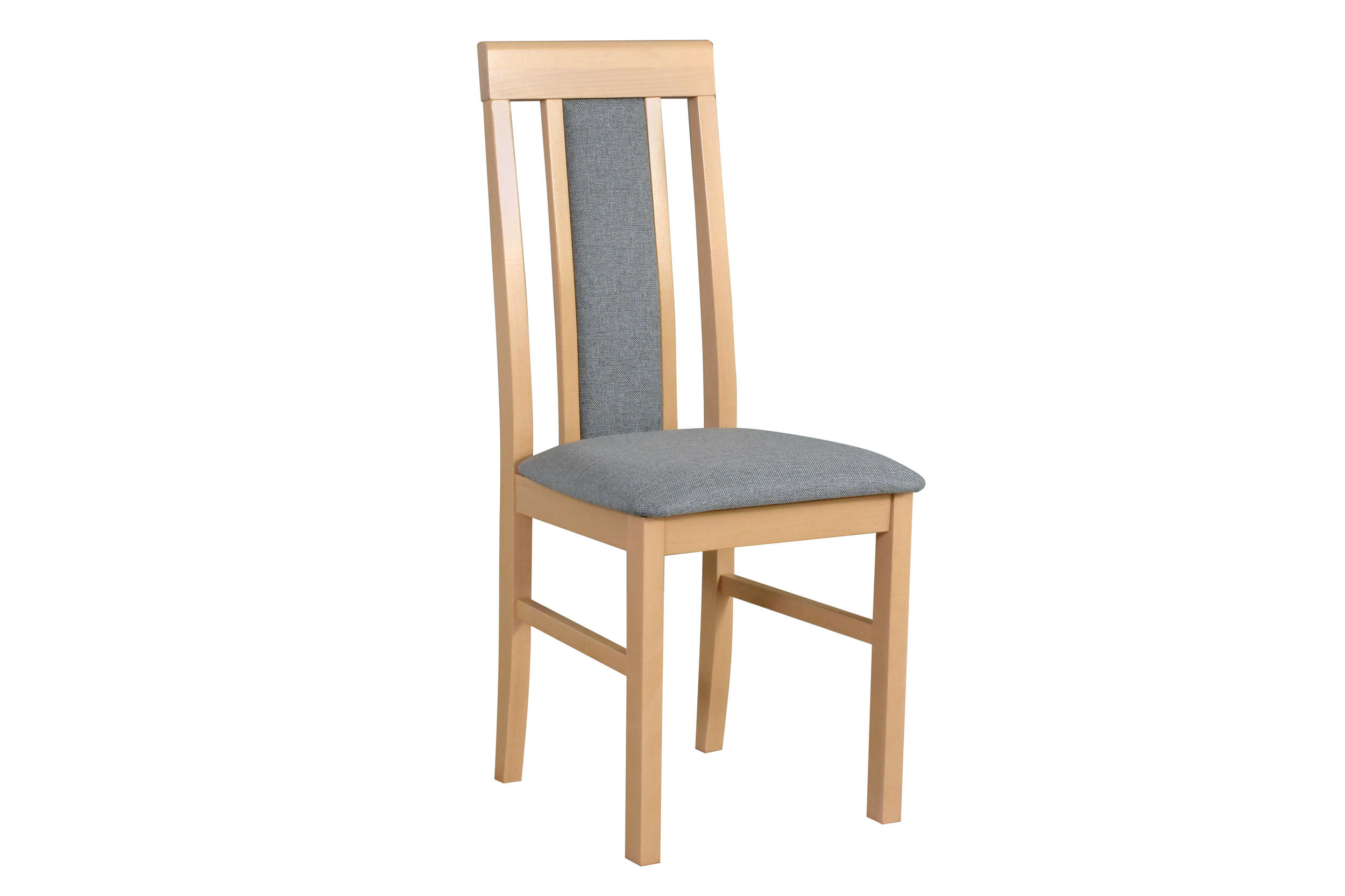 STUHL 2er Set Nilo 2, sonoma - Graubraun/Sonoma Eiche, Holz (43/94/40cm) - Leaf Design