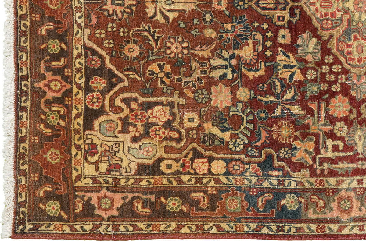 TEPPICH Heritage Mehrfarbig 156/100 cm Schurwolle - Multicolor, Textil (100/156cm) - Looma