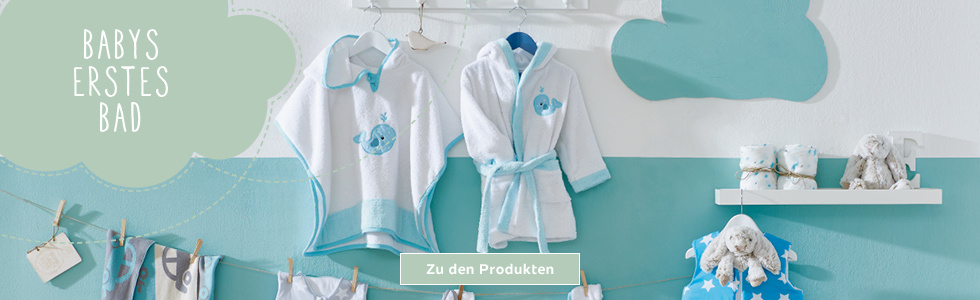Babys erstes Bad