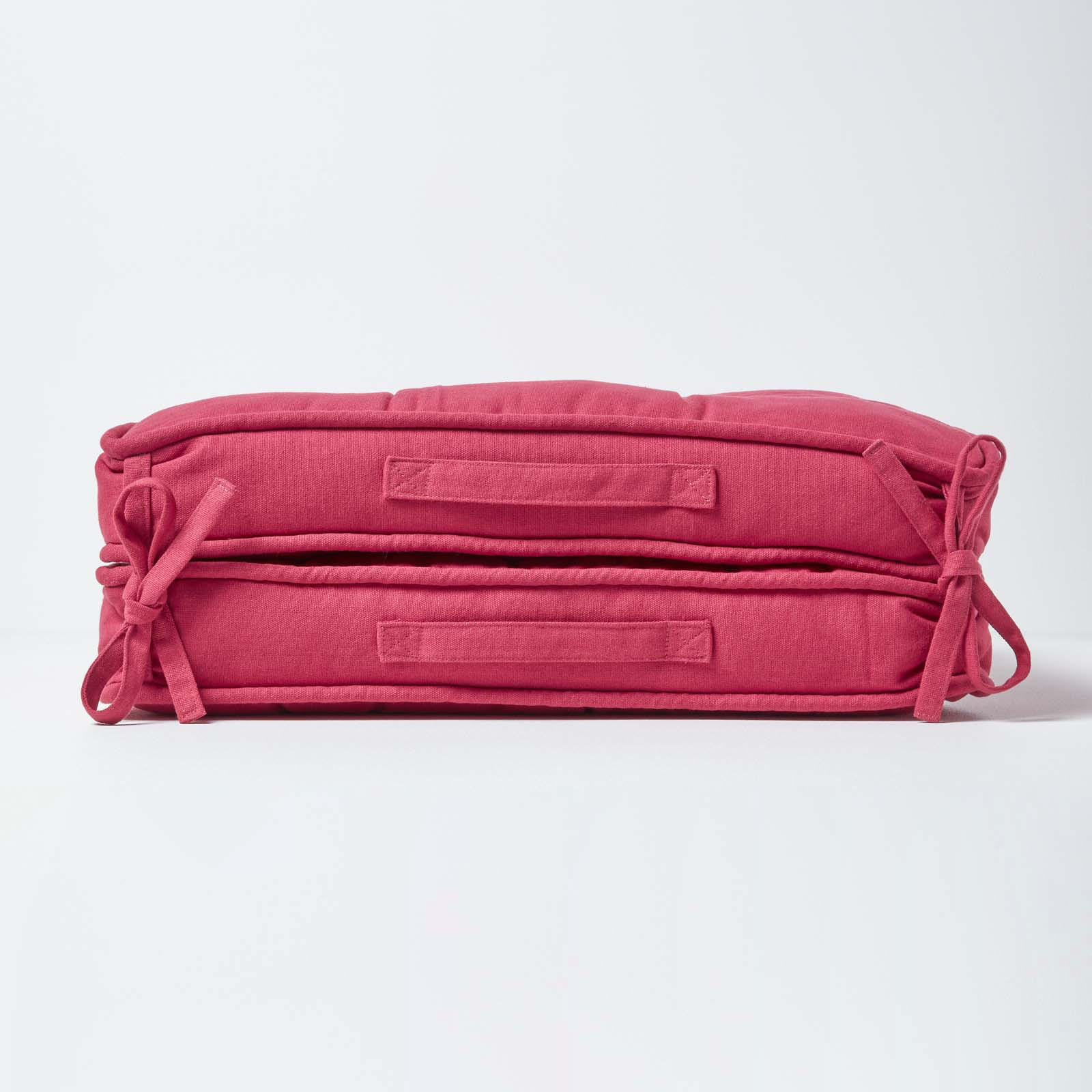 Homescapes Reisekissen Rot 50x12x50 cm