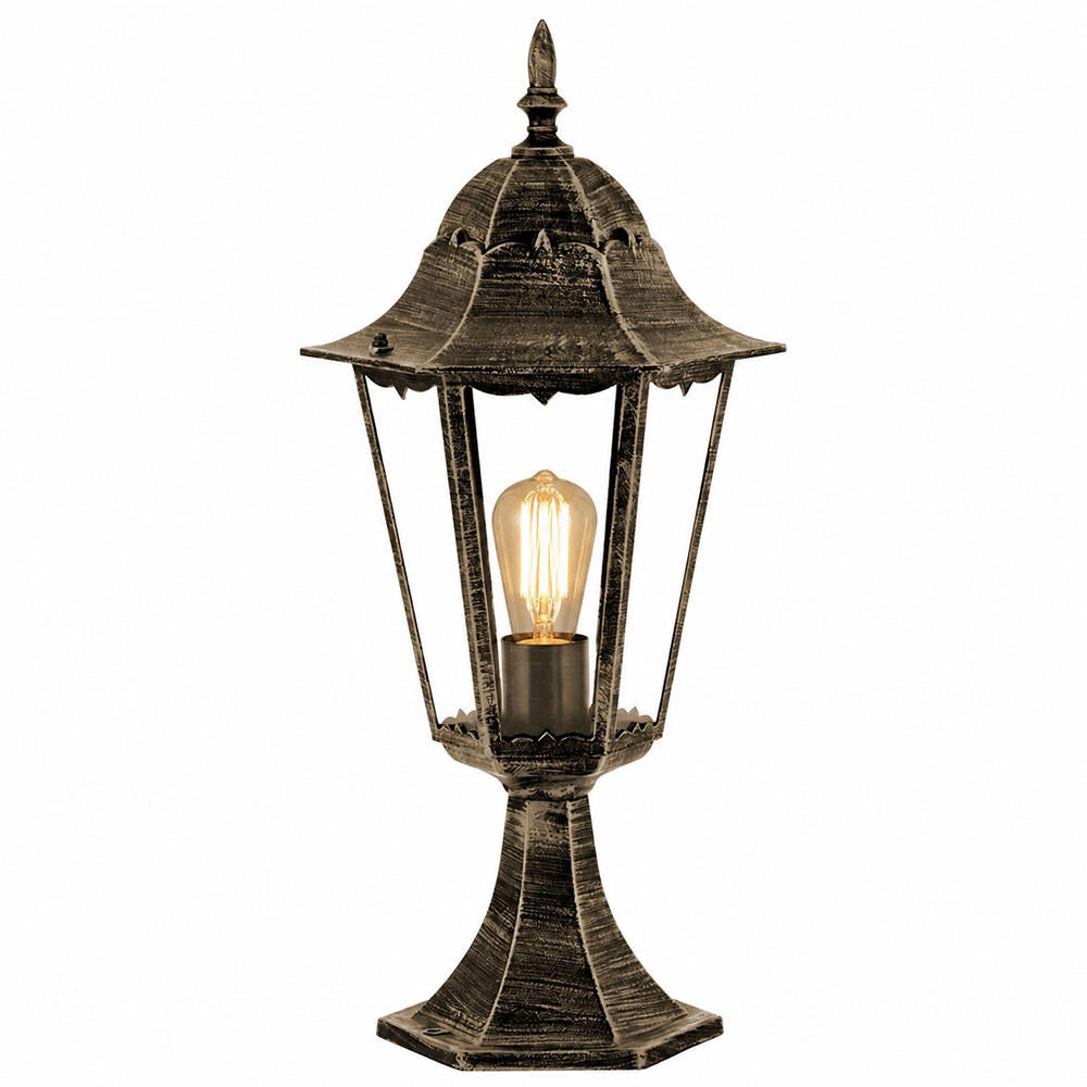 WEGELEUCHTE NORDERNEY Bronze Aluminiumdruckguss - Bronzefarben, Glas (23.5/23.5/49cm)