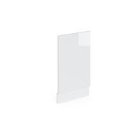 FRONTBLENDE R-Line Weiß Hochglanz 45 cm ohne AP - Weiß Hochglanz/Weiß, Holzwerkstoff (45/57.2/1.6cm) - Vicco