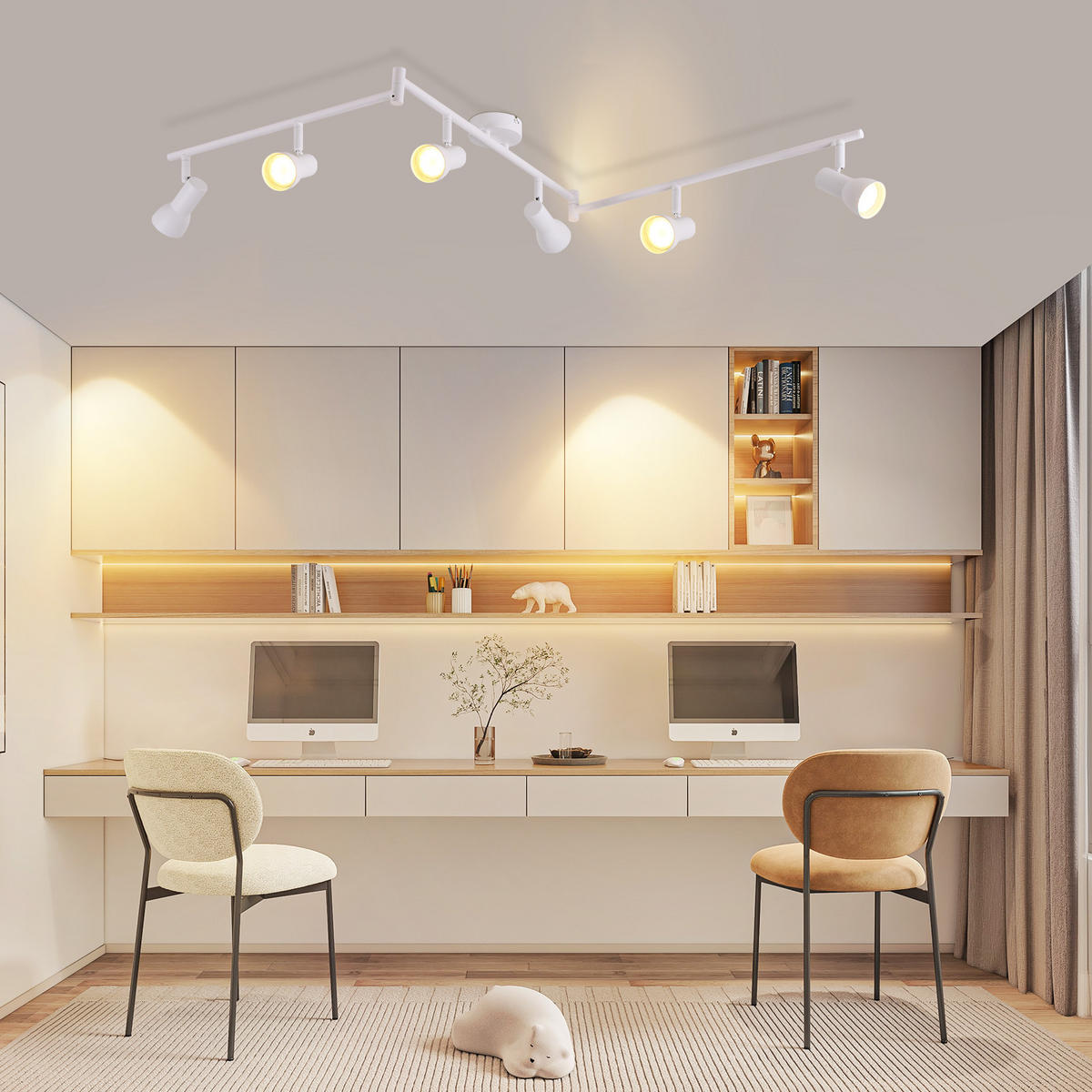 STRAHLER Hylzork 8/18.5/8 cm - Weiß, Metall (8/8/18.5cm) - ZMH